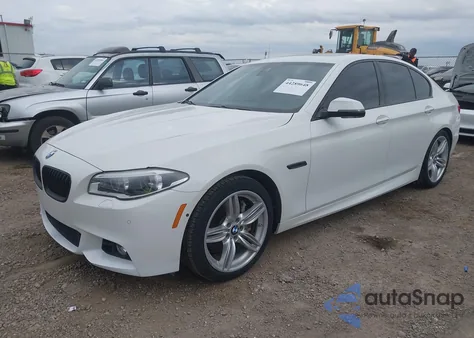 2014 BMW 550I из США, поврежденный, VIN WBAKN9C55ED000949